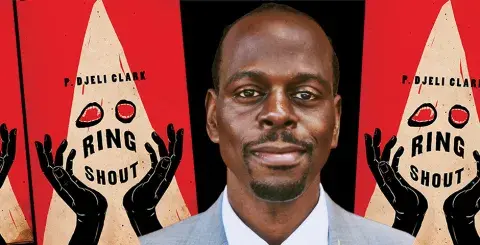 Author P. Djèlí Clark and his latest book, Ring Shout