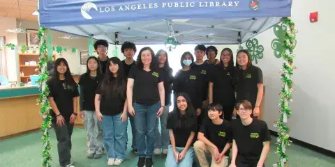 Platt Branch teen volunteers
