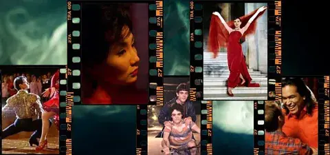 five movie poster stills
