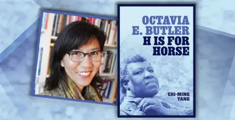 Chi-ming Yang and her book, H is for Horse