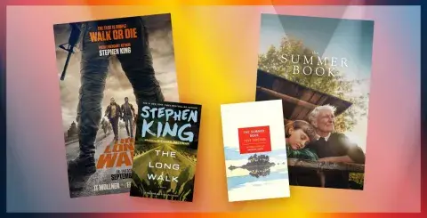 Collage of films and their adapted books
