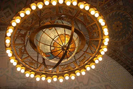 Lawrie’s iconic rotunda chandelier