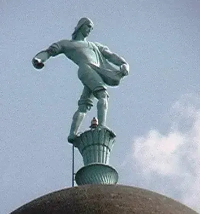 Lawrie’s “Sower” tops the Nebraska Capitol Dome
