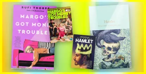 Collage of films adapted from books
