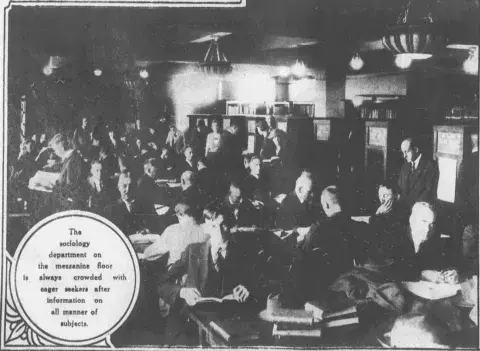 Sociology Department in the Metropolitan Building 1921