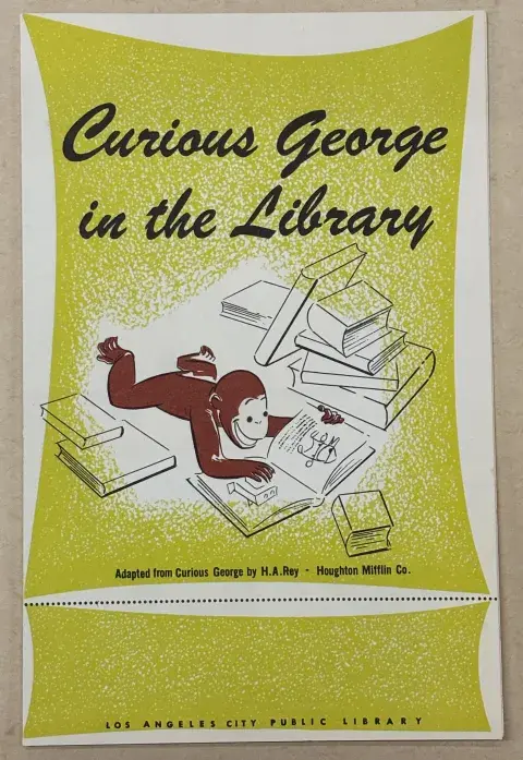 “Curious George in the Library” folder