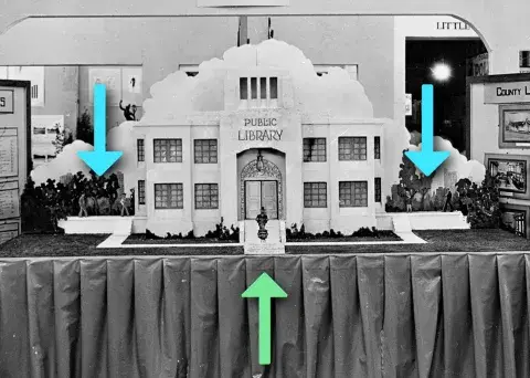 California Library Association exhibit at the Pacific Southwest Exposition