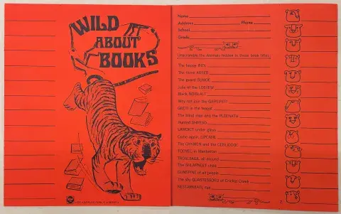 “Wild About Books” folder.
