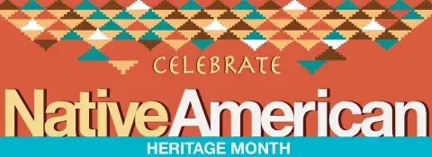 Banner with the text "Celebrate Native American Heritage Month"