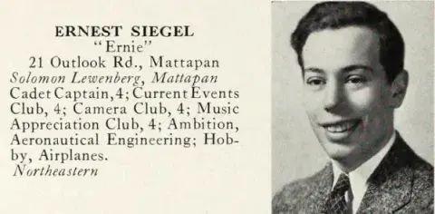 Siegel’s senior photo 1940