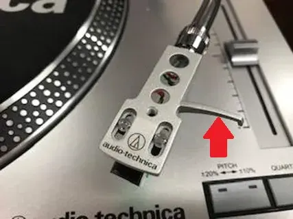 photo demonstrating where the stylus is