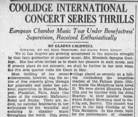 newspaper article,1931
