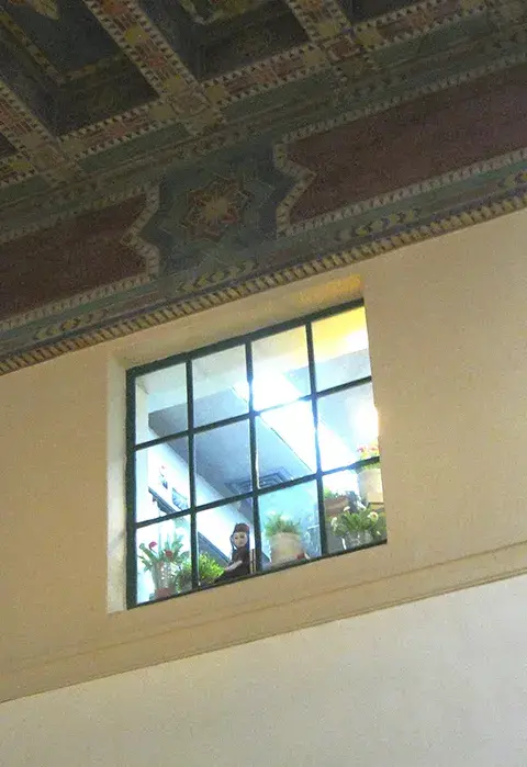 North Staircase Window