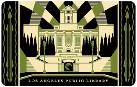 2016 library card designed by Shepard Fairey and Cleon Peterson