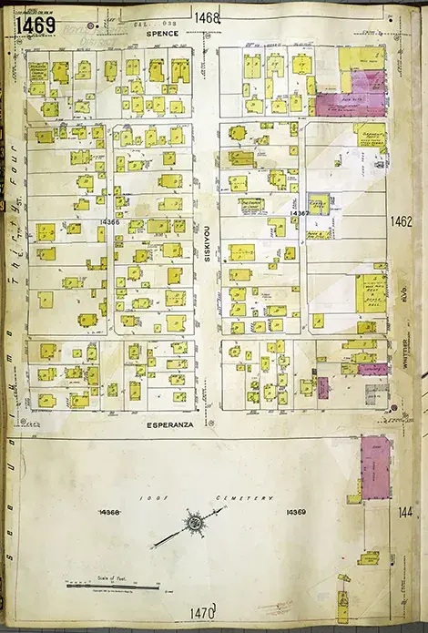 Sanborn Fire Insurance atlas volume 14 1930