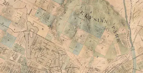 1887 map of Los Angeles