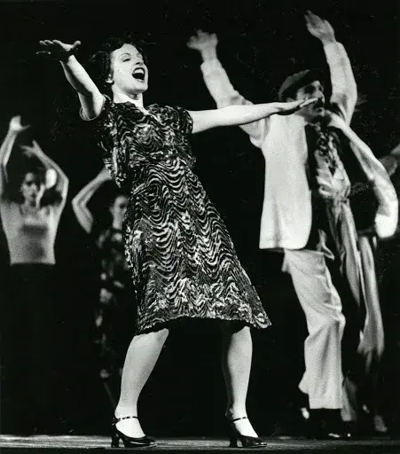 LuPone performing “Buenos Aires” during the Los Angeles run at the Dorothy Chandler Pavilion