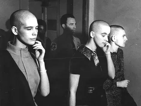 Manson girls remain stoic