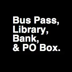 mock-up of Butler’s habits in the style of a Helvetica t-shirt