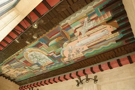 spirit of transportation mural