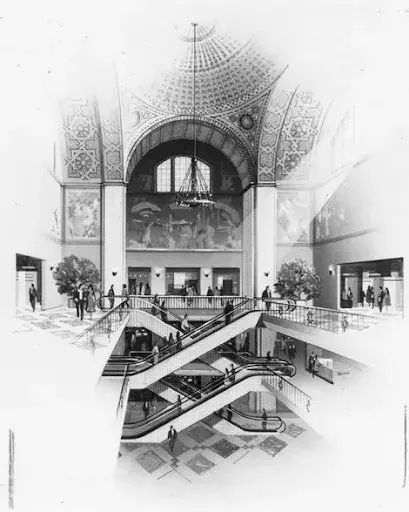 view of Luckman’s plan to rip out the floor of the Rotunda
