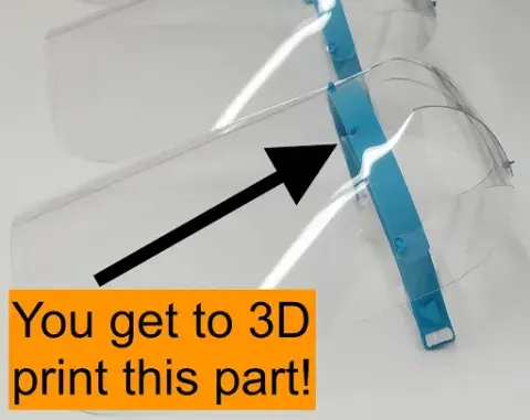 3d printed face shield
