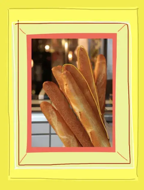 a bundle of baguettes