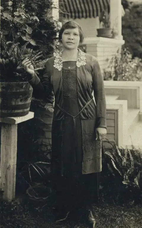 Charlotta around the time she arrived in Los Angeles