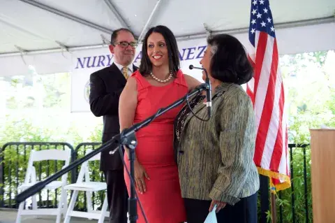 Councilmember Nury Martinez swearing in ceremony