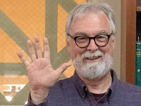 Glean Creason waving goodbye