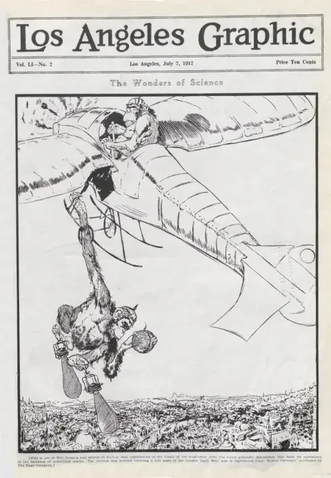 One of Lapworth’s political cartoon covers