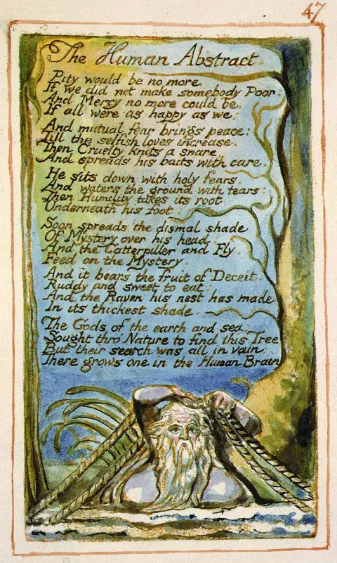 Songs of Innocence and of Experience, copy AA 1826, The Human Abstract.The William Blake Archive, Fitzwilliam Museum