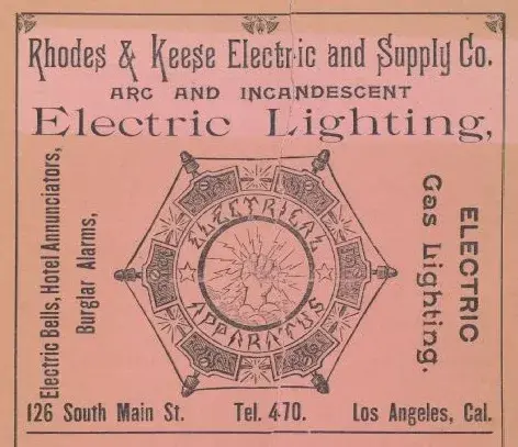 Advertisement from the Los Angeles and Orange County Business Directory