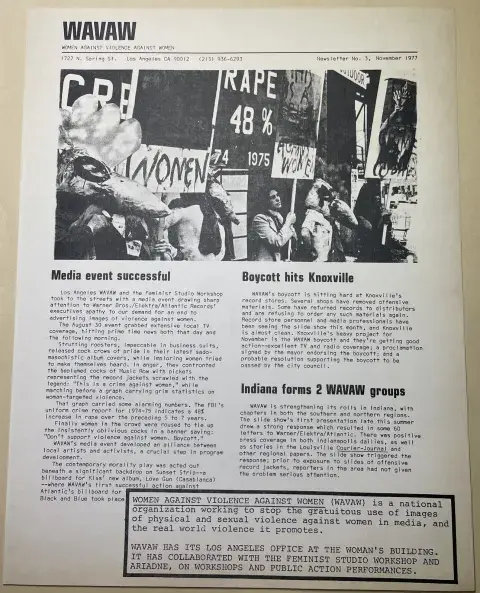 A protest flyer about violence against women