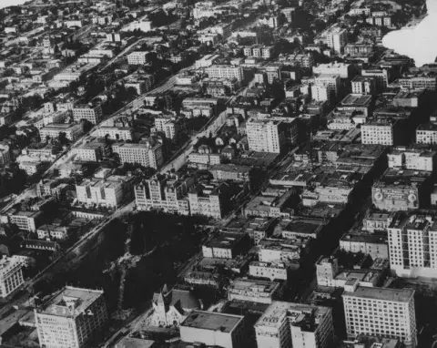 View of Central City, Pershing Square