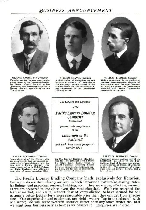 1934 Pacific Bindery Talk article
