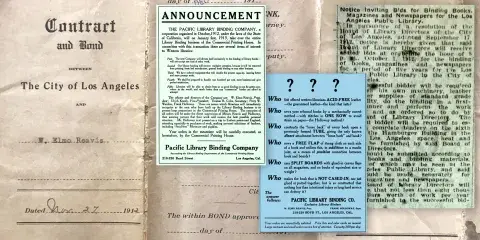 Los Angeles Public Library Institutional Archive papers