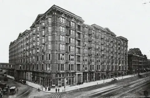 The Palace Hotel prior to the earthquake