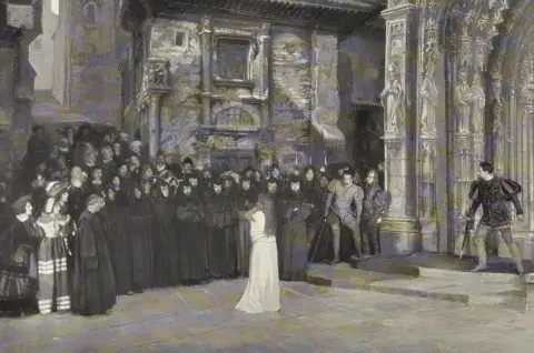 Scenes from the original production of La Sorciere 1904 