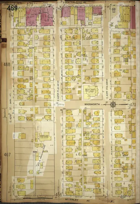 A 1950 Sanborn map