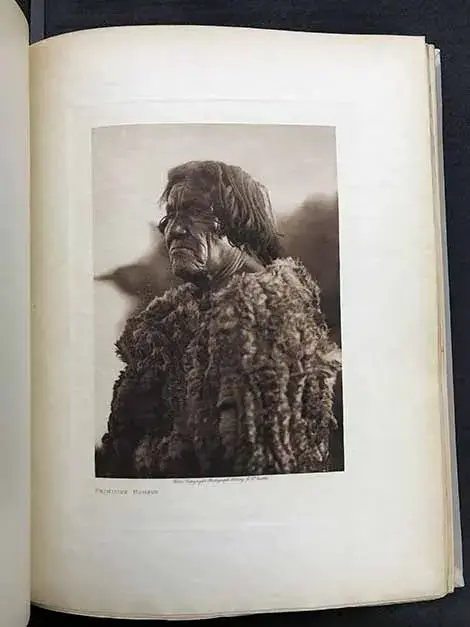 photograph of a Mohave, profile view. He is looking off into the distance.