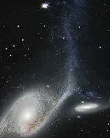 a photo of a galaxy in space