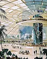 From book Never Built Los Angeles, Pereira and Luckman- original master plan for LAX flight path learning center