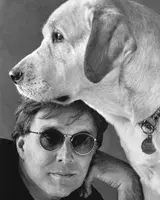 Steve Kuusisto and his seeing eye dog