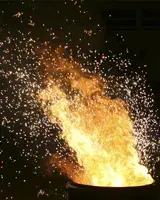 Trash can fire
