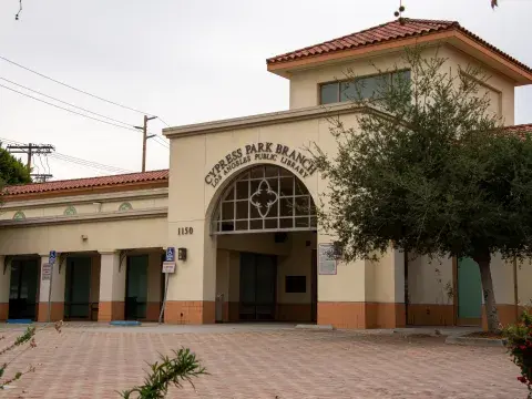 Exterior of Cypress Park Branch Library