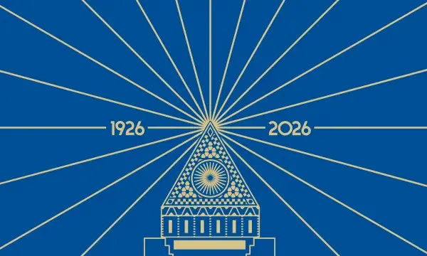 C100 logo drawing of Central tower
