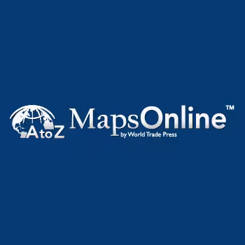 Logo for "A to Z Maps Online by World Trade Press"