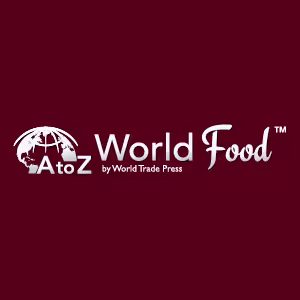 Logo for "A to Z World Food by World Trade Press"