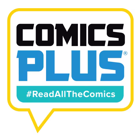 Comics Plus logo with the text "#ReadAllTheComics"